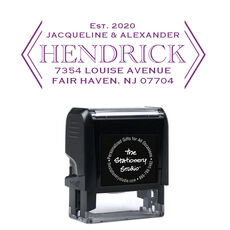 Hendrick Address Rectangular Self-Inking Stamp