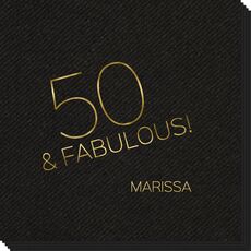 50 & Fabulous Linen Like Napkins