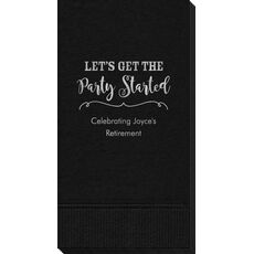 Let's Get the Party Started Guest Towels