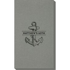 Anchor Name Linen Like Guest Towels
