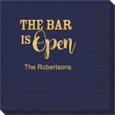 The Bar is Open Napkins