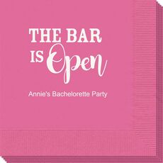 The Bar is Open Napkins