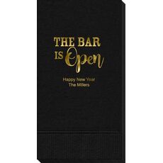 The Bar Is Open Guest Towels