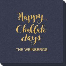 Happy Challah Days Linen Like Napkins