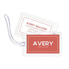 Melon Bold Name Luggage Tags