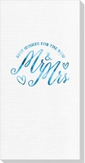 Mr & Mrs Best Wishes Luxury Deville Guest Towels