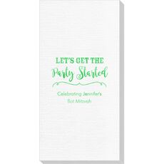 Let's Get the Party Started Luxury Deville Guest Towels