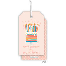 Birthday Cake Hanging Gift Tags