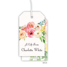 Rose Bunch Hanging Gift Tags