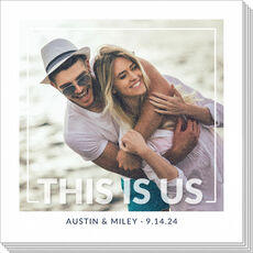 This is Us Overlay Photo Napkins