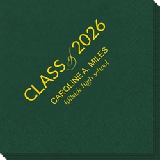 Bold Class of Graduation Napkins