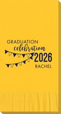 Celebration Pennants Graduation Guest Towels