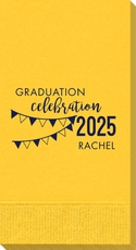 Celebration Pennants Graduation Guest Towels