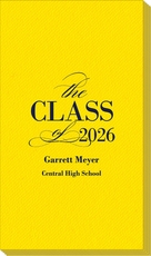 Classic Class of Graduation Linen Like Guest Towels