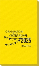 Celebration Pennants Graduation Linen Like Guest Towels