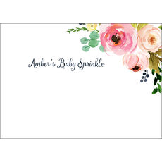 Rose Bunch Flat Place Cards