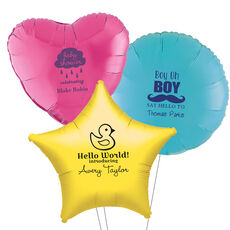 Design Your Own Baby Shower Mylar Balloons