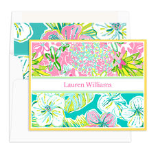 Bali Tropique Folded Note Cards
