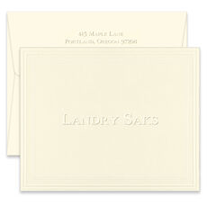 Yorkshire Folded Note Cards - Embossed
