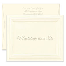 Montreaux Folded Note Cards - Embossed