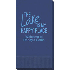 The Lake is My Happy Place Guest Towels