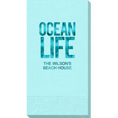 Ocean Life Guest Towels
