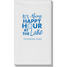 Happy Hour at the Lake Linen Like Guest Towels