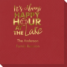 Happy Hour at the Lake Napkins