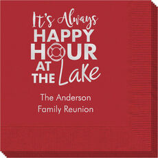 Happy Hour at the Lake Napkins