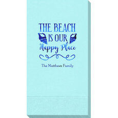 The Beach Is Our Happy Place Guest Towels