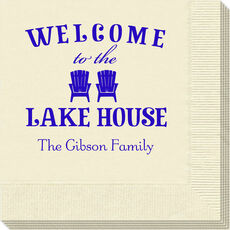 Welcome to the Lake House Napkins