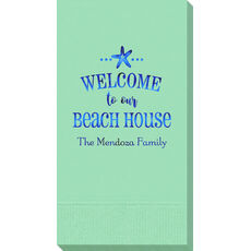 Welcome to Our Beach House Guest Towels
