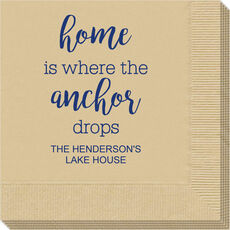 Home is Where the Anchor Drops Napkins