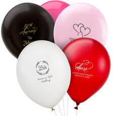 Design Your Own Anniversary Latex Balloons