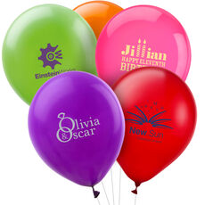 Custom Latex Balloons with Your 1-Color Artwork