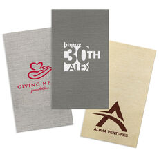 Custom with Your 1-Color Artwork Bamboo Luxe Guest Towels