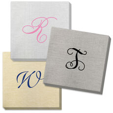 Design Your Own Single Initial Bamboo Luxe Napkins