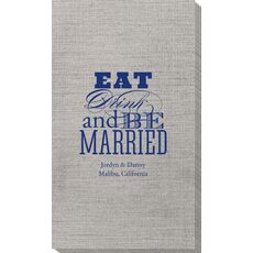 Eat Drink and Be Married Bamboo Luxe Guest Towels