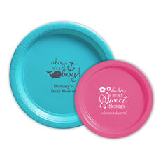 Design Your Own Baby Shower Paper Plates
