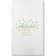 Confetti Dot Celebrate Bamboo Luxe Guest Towels