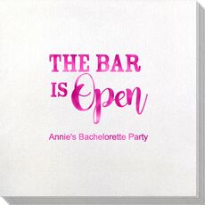 The Bar Is Open Bamboo Luxe Napkins