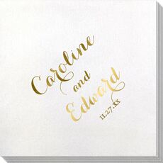 Darling Script Bamboo Luxe Napkins