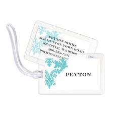 Damask Luggage Tags