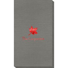 Little Autumn Leaf Bamboo Luxe Guest Towels