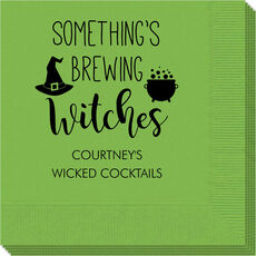 Something's Brewing Witches Napkins