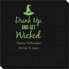 Drink Up and Get Wicked Napkins