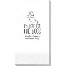 I'm Here For The Boos Guest Towels
