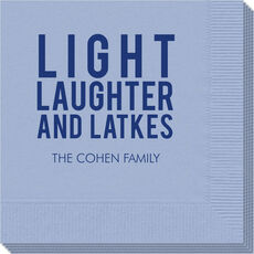 Light Laughter And Latkes Napkins