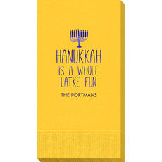 Latke Fun Hanukkah Guest Towels