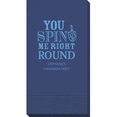 You Spin Me Right Round Guest Towels